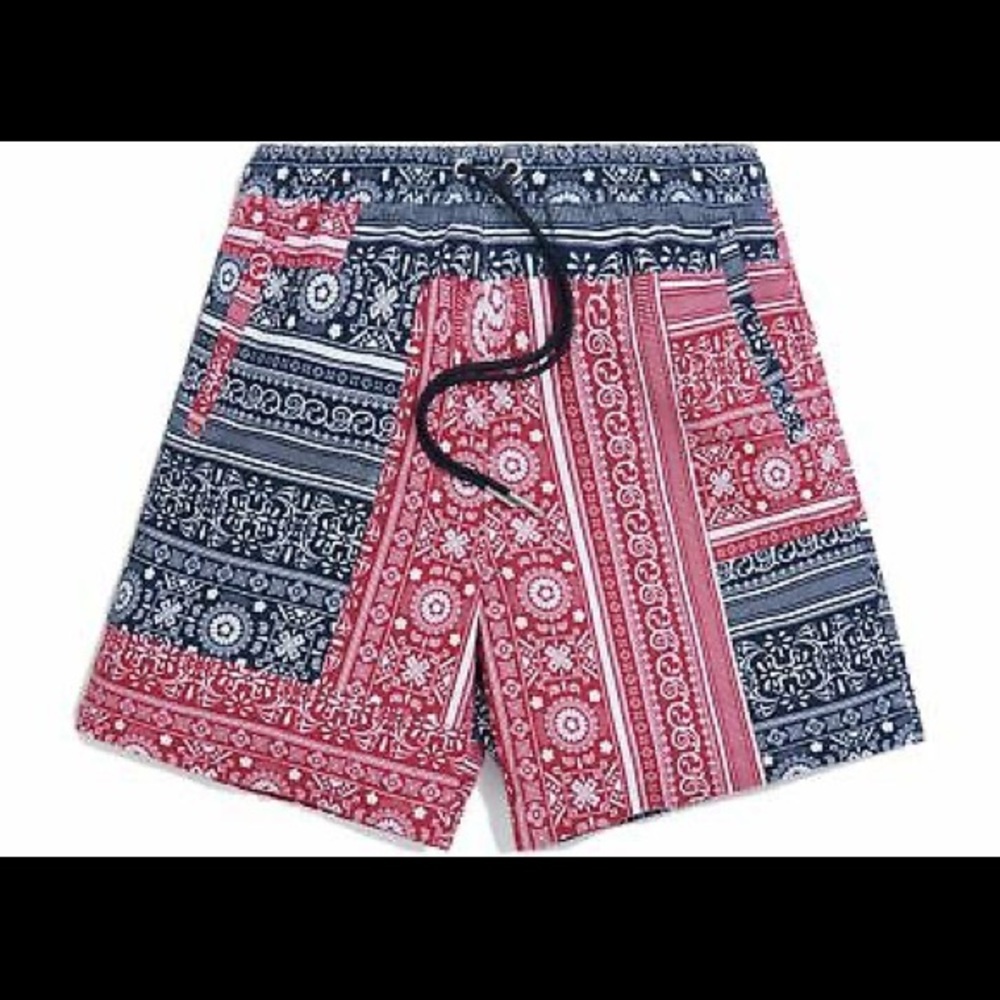 Kith Patchwork Bandana Hardaway Shorts